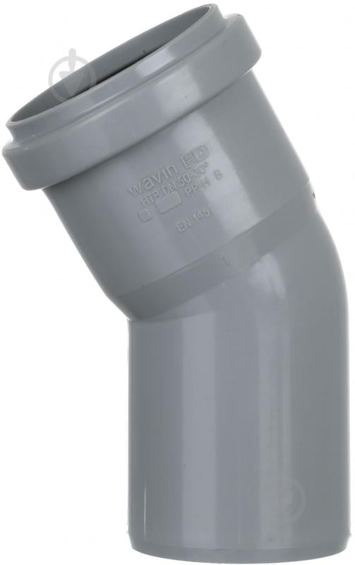 Колено канализационное Wavin 50/30 - фото 2