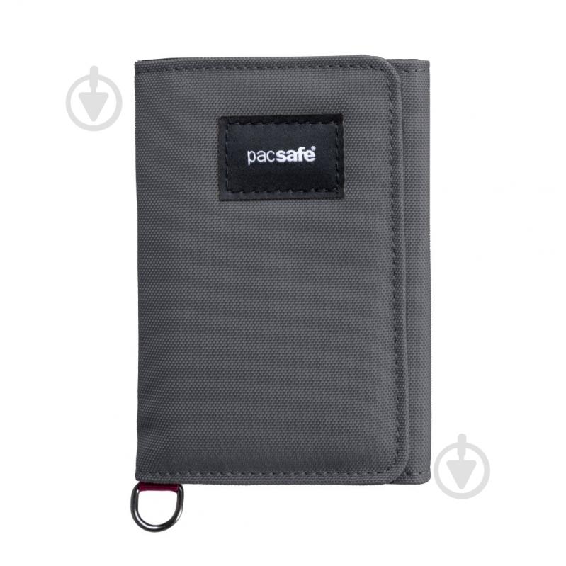 Кошелек Pacsafe RFIDsafe trifold wallet графитовый - фото 1 Кошелек Pacsafe RFIDsafe trifold wallet графитовый - фото 1