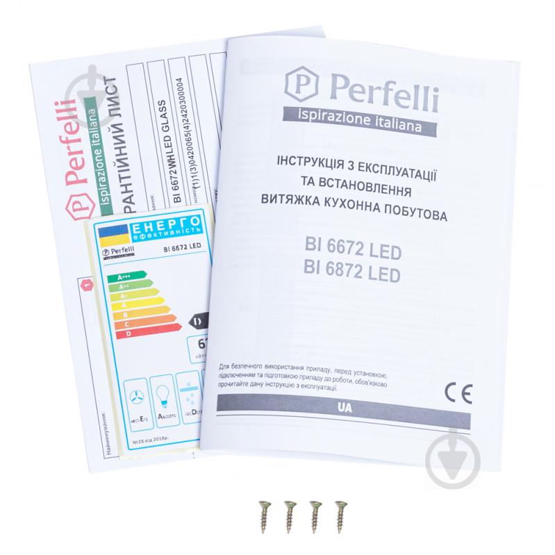 Витяжка Perfelli BI 6672 WH LED - фото 14