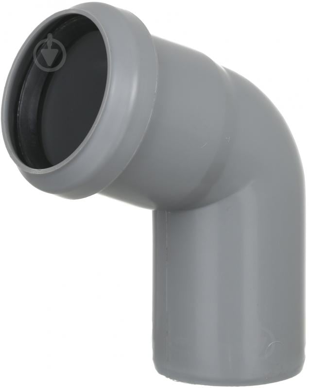 Колено канализационное Wavin 50/67,3 - фото 1