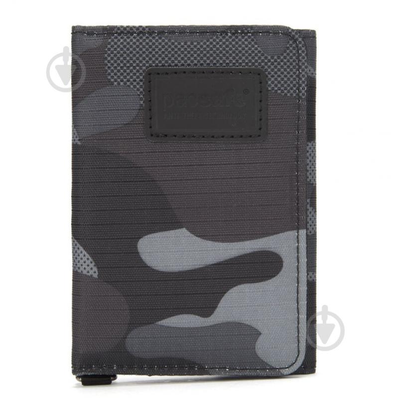 Кошелек Pacsafe RFIDsafe trifold wallet камуфляж - фото 1 Кошелек Pacsafe RFIDsafe trifold wallet камуфляж - фото 1