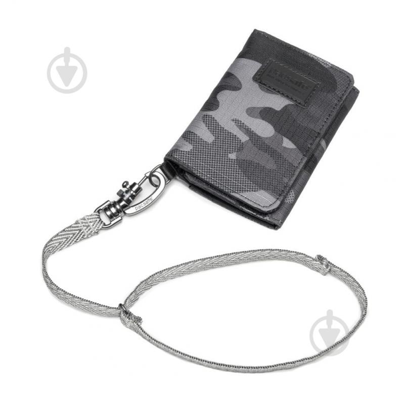 Кошелек Pacsafe RFIDsafe trifold wallet камуфляж - фото 5 Кошелек Pacsafe RFIDsafe trifold wallet камуфляж - фото 5