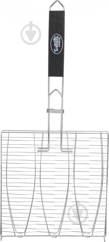 Решетка-гриль Grilland для рыбы, хромированная, 61х28х28 см BQ2119 - фото 2