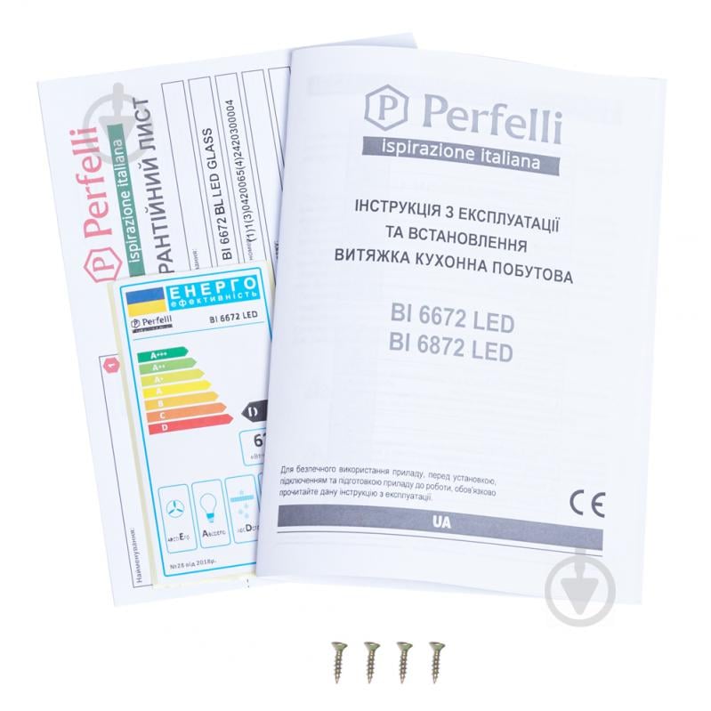 Витяжка Perfelli BI 6672 BL LED - фото 14