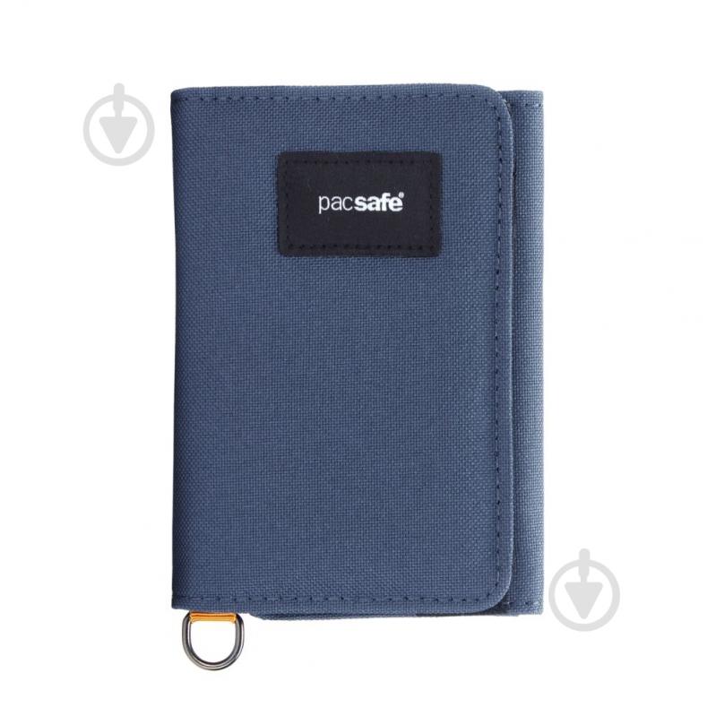 Кошелек Pacsafe RFIDsafe trifold wallet темно-синий - фото 1