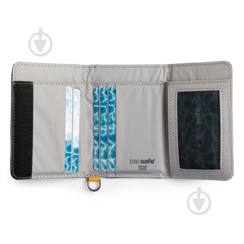 Кошелек Pacsafe RFIDsafe trifold wallet темно-синий - фото 5