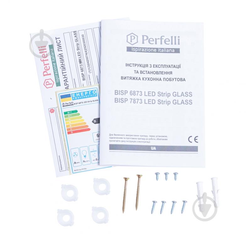 Витяжка Perfelli BISP 6873 WH LED Strip GLASS - фото 15 Витяжка Perfelli BISP 6873 WH LED Strip GLASS - фото 15