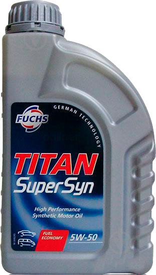 Моторне мастило Fuchs TITAN SUPERSYN 5W-50 1 л (TITAN SUPERSYN 5W50 1L) - фото 1