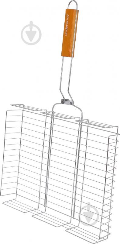Решетка-гриль UP! (Underprice) объемная хромированная 63х41х5,5 см №671308 - фото 2