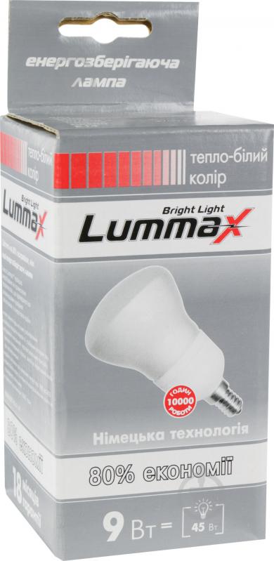 Лампа КЛЛ Lummax рефлекторная 9 Вт E14 2700 К 220 В - фото 2