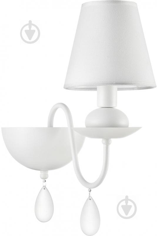 Бра Victoria Lighting 1x40 Вт E14 білий Belladonna - фото 1