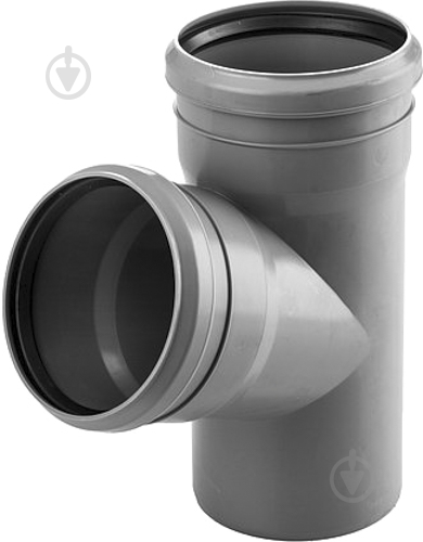 Тройник канализационный Wavin DN 50/ 50 67° - фото 1