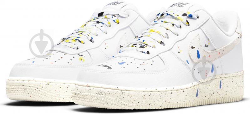 Кросівки чоловічі демісезонні Nike Air Force 1 '07 LV8 CZ0339-100 р.45,5 білі - фото 4