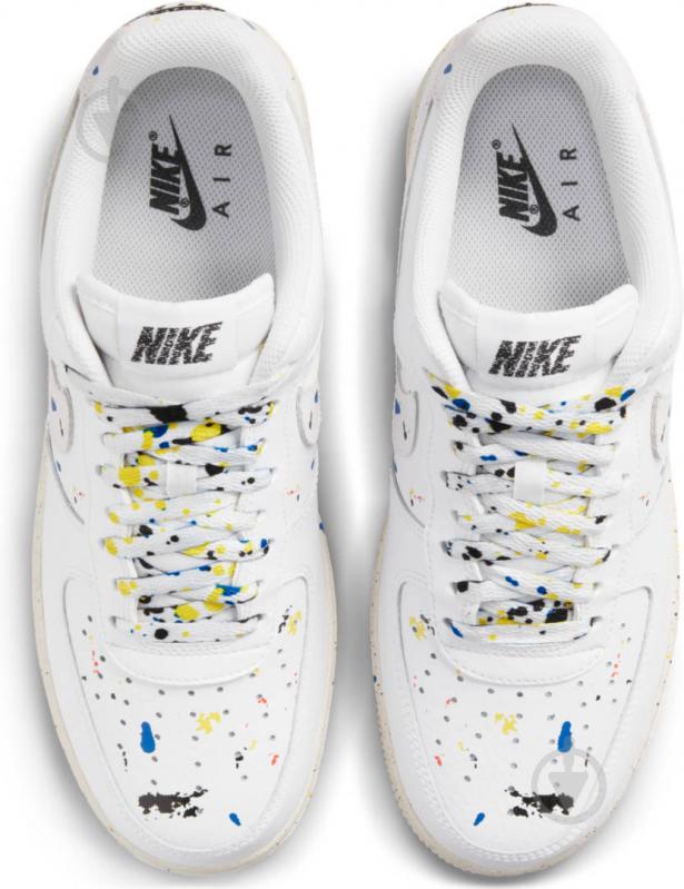 Кросівки чоловічі демісезонні Nike Air Force 1 '07 LV8 CZ0339-100 р.45,5 білі - фото 5