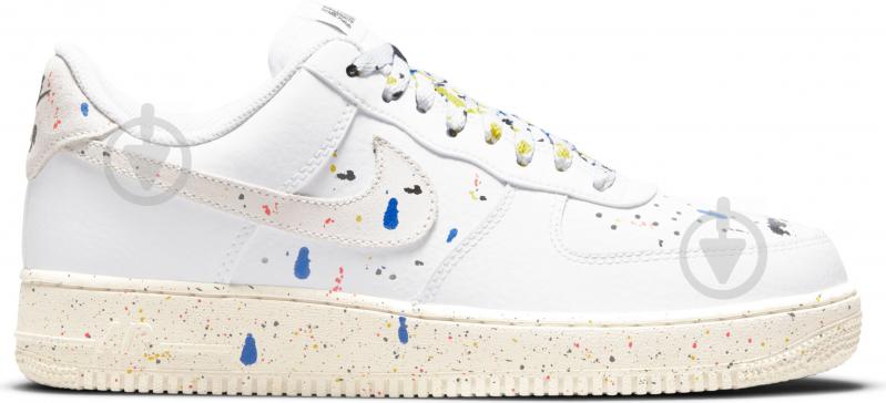 Кроссовки мужские демисезонные Nike Air Force 1 '07 LV8 CZ0339-100 р.42 белые - фото 1