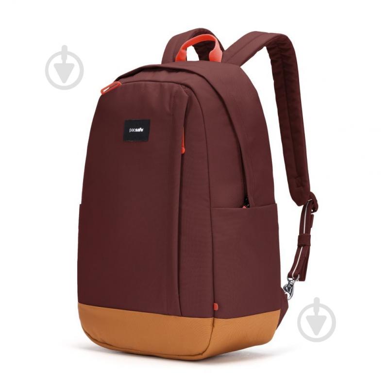 Рюкзак Pacsafe GO backpack 35115345 25 л бордовый - фото 8 Рюкзак Pacsafe GO backpack 35115345 25 л бордовый - фото 8