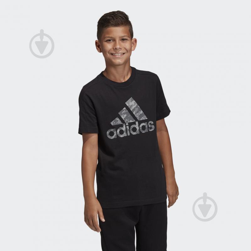 Футболка Adidas YB ID TEE ED6400 чорний - фото 3