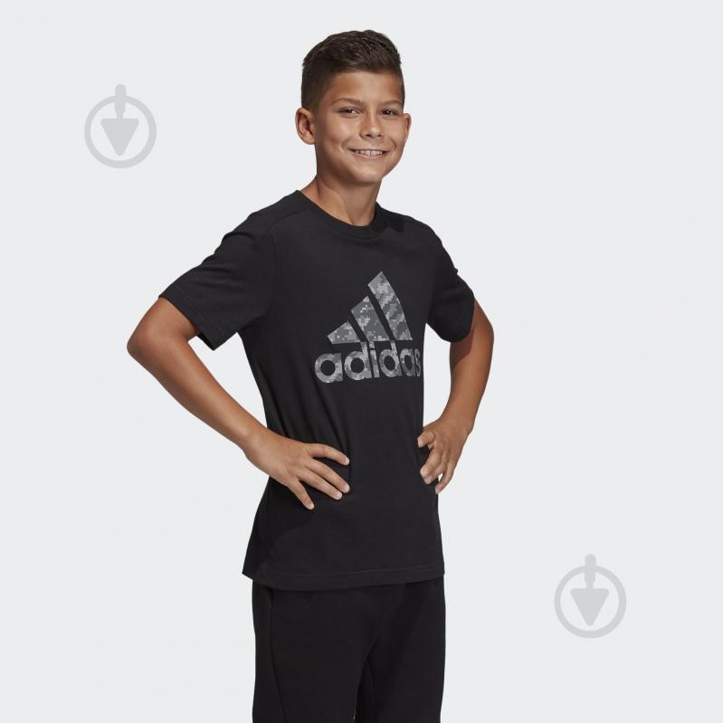 Футболка Adidas YB ID TEE ED6400 чорний - фото 4
