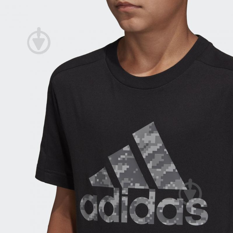 Футболка Adidas YB ID TEE ED6400 чорний - фото 5