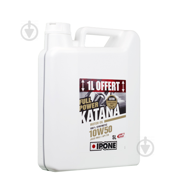 Моторне мастило Ipone Full Power Katana 10W-50 5 л (800011) - фото 2