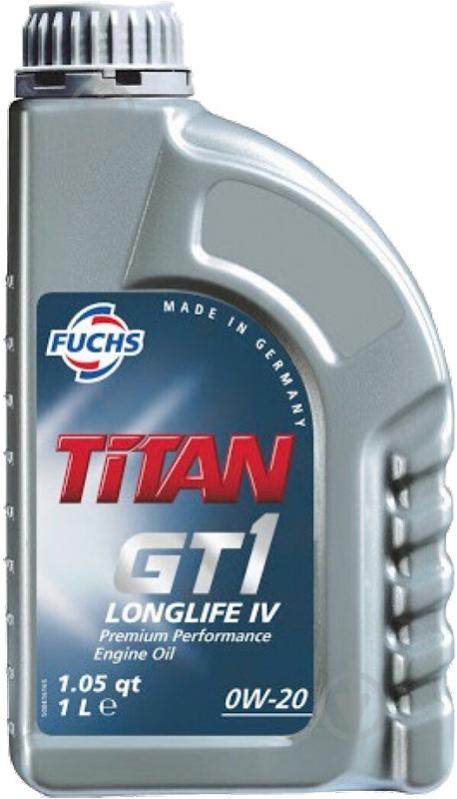 Моторное масло Fuchs TITAN GT1 0W-20 1 л (TITAN GT1 0W20 1L) - фото 1