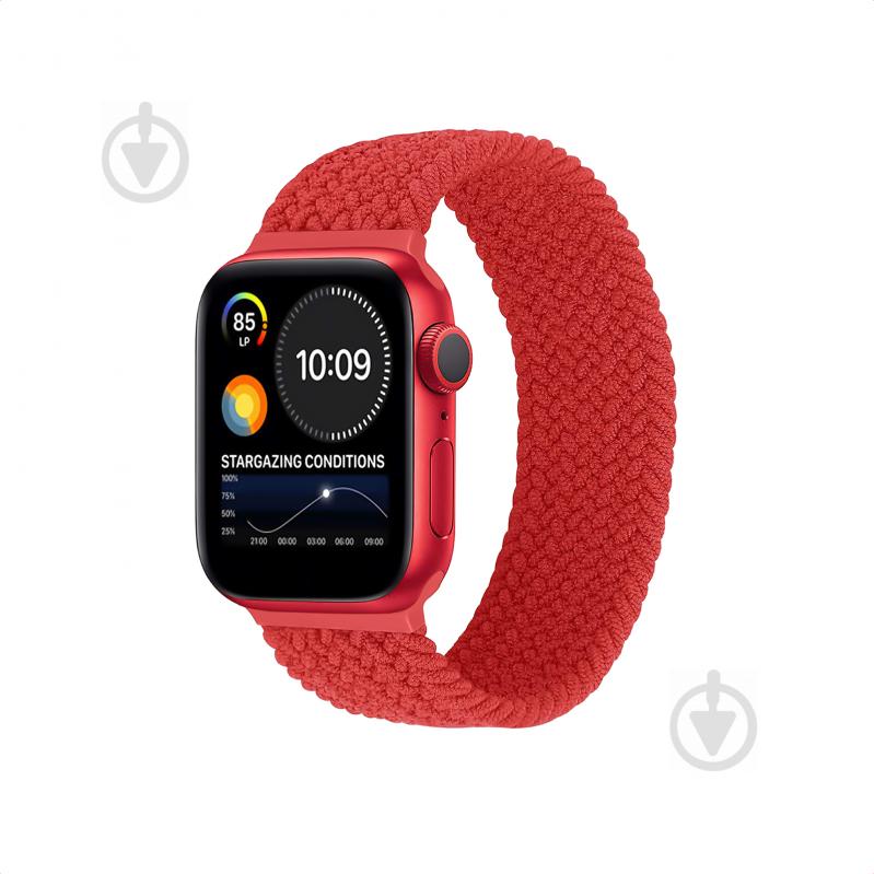 Ремінець Promate для Apple Watch 38-40 мм 1/2/3/4/5/6/7/SE Fusion-40L red fusion-40l.red - фото 1