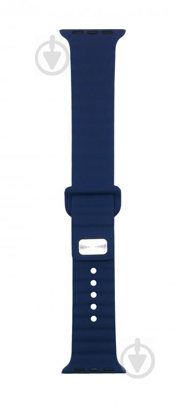 Ремінець Armorstandart Ribbed для Apple Watch 42-44 mm Blue (ARM51979) ARM51979 - фото 1