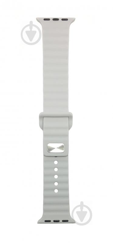 Ремешок Armorstandart Ribbed для Apple Watch 42-44 mm Light Grey (ARM51987) ARM51987 - фото 1