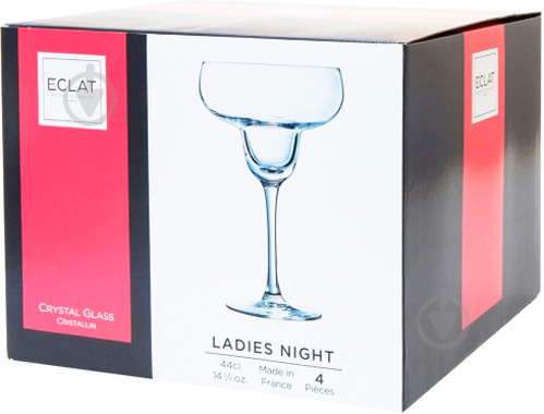 Набір бокалів для маргарити Ladies Night 210 мл 4 шт. L7638 Eclat - фото 3