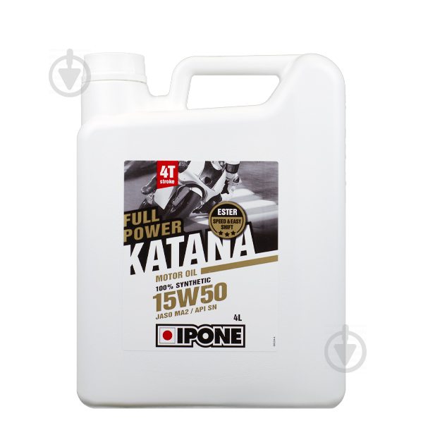 Моторне мастило Ipone Full Power Katana 15W-50 4 л (800358) - фото 1