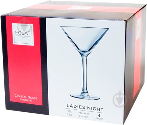 Набір бокалів для мартіні Ladies Night 210 мл 4 шт. L7641 Eclat - фото 3