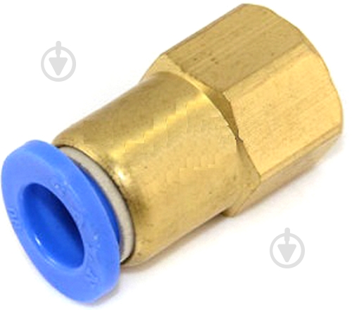 Соединитель AIRKRAFT цанговый для полиуретановых шлангов 4 мм на 1/4" SPCF04-02 - фото 1 Соединитель AIRKRAFT цанговый для полиуретановых шлангов 4 мм на 1/4" SPCF04-02 - фото 1