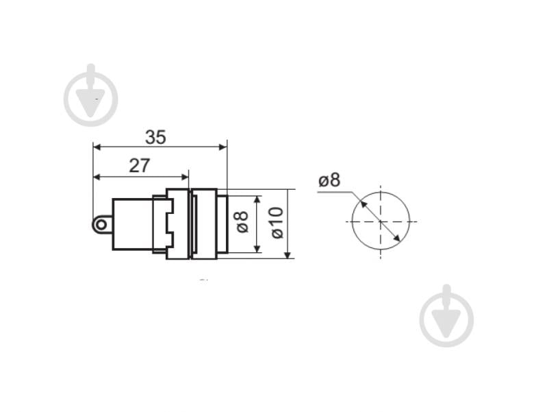 Арматура сигнальна Аско-Укрем AD22E- 8DS 24V АC/DC A0140030170 - фото 5