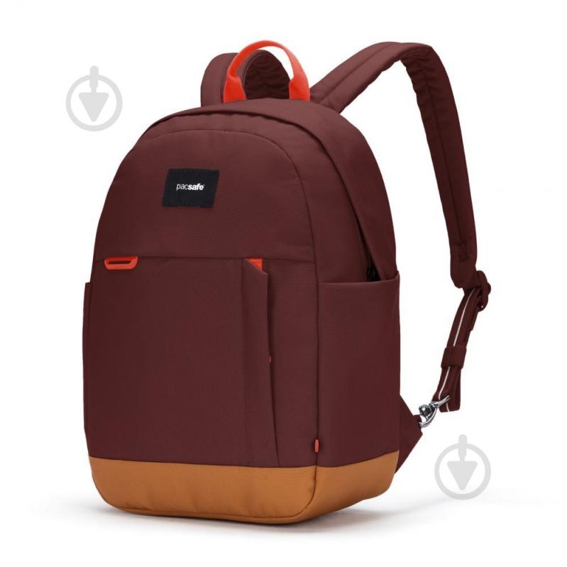 Рюкзак Pacsafe GO backpack 35110345 15 л бордовый - фото 3