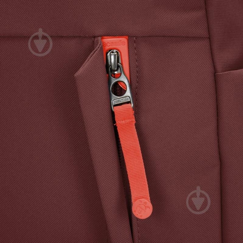 Рюкзак Pacsafe GO backpack 35110345 15 л бордовый - фото 4