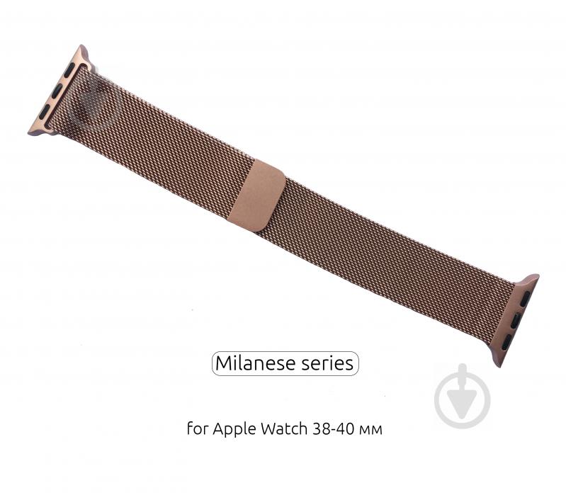 Ремешок Armorstandart Milanese Loop для Apple Watch All Series 38-40mm Rose Gold (ARM48697) ARM48697 - фото 2