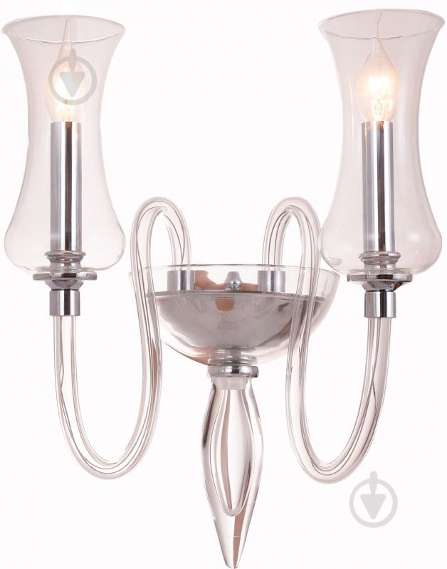 Бра Victoria Lighting 2x40 Вт E14 прозрачный Capella - фото 1