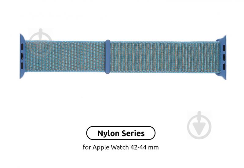 Ремешок Armorstandart Nylon Band для Apple Watch All Series 42/44 mm Ocean Blue (ARM56051) ARM56051 - фото 2