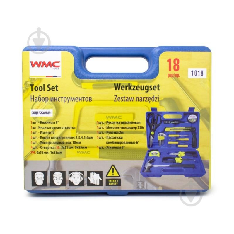 Набор ручного инструмента WMC TOOLS 18 шт. WT-1018 - фото 7