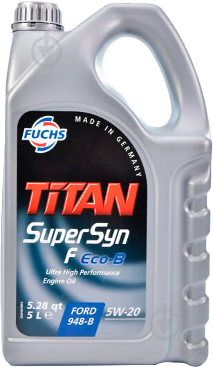 Моторное масло Fuchs TITAN SUPERSYN 5W-20 5 л (TITAN SUPERSYN 5W20 5L) - фото 1