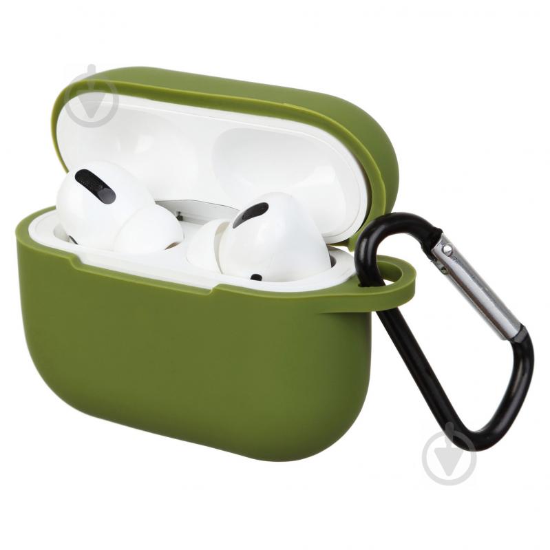 Чохол для навушників Armorstandart Silicone Case для Apple Airpods Pro khaki green ARM56078 - фото 1