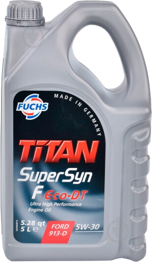 Моторне мастило Fuchs TITAN SUP ECO-DT 5W-30 5 л (TITAN SUP ECO-DT 5W30 5L) - фото 1