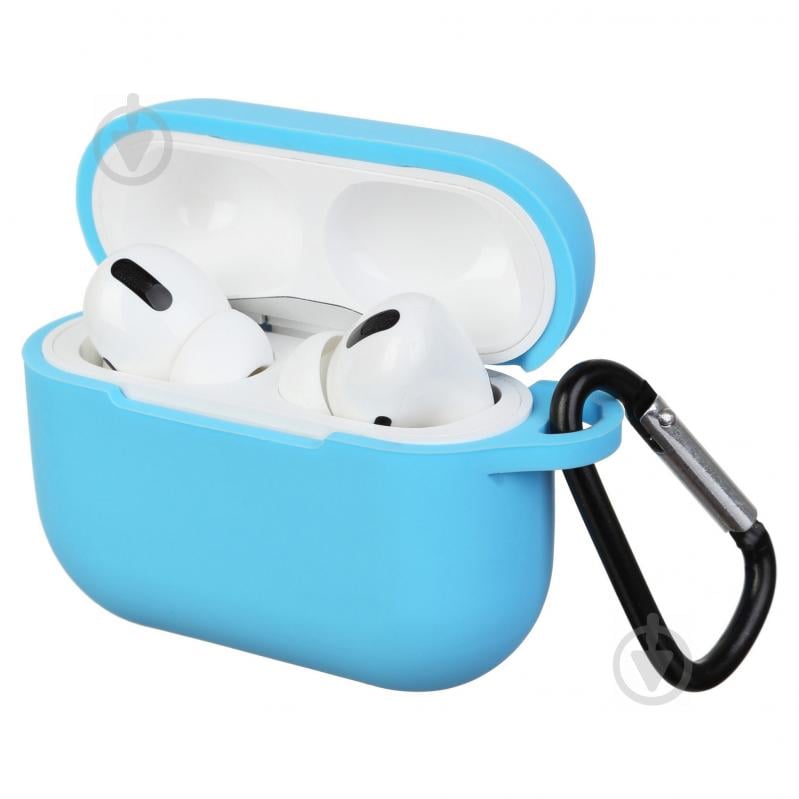 Чохол для навушників Armorstandart Silicone Case для Apple Airpods Pro light blue ARM56085 - фото 1