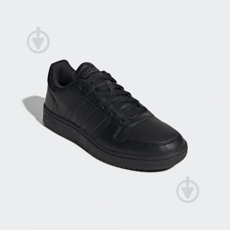 Кроссовки мужские зимние Adidas HOOPS 2.0 EE7422 р.42 2/3 черные - фото 4