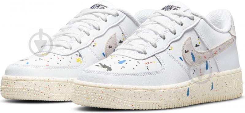 Кроссовки демисезонные Nike AIR FORCE 1 DJ2598-100 р.38,5 белые - фото 4