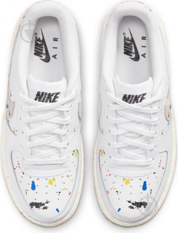 Кроссовки демисезонные Nike AIR FORCE 1 DJ2598-100 р.38,5 белые - фото 5