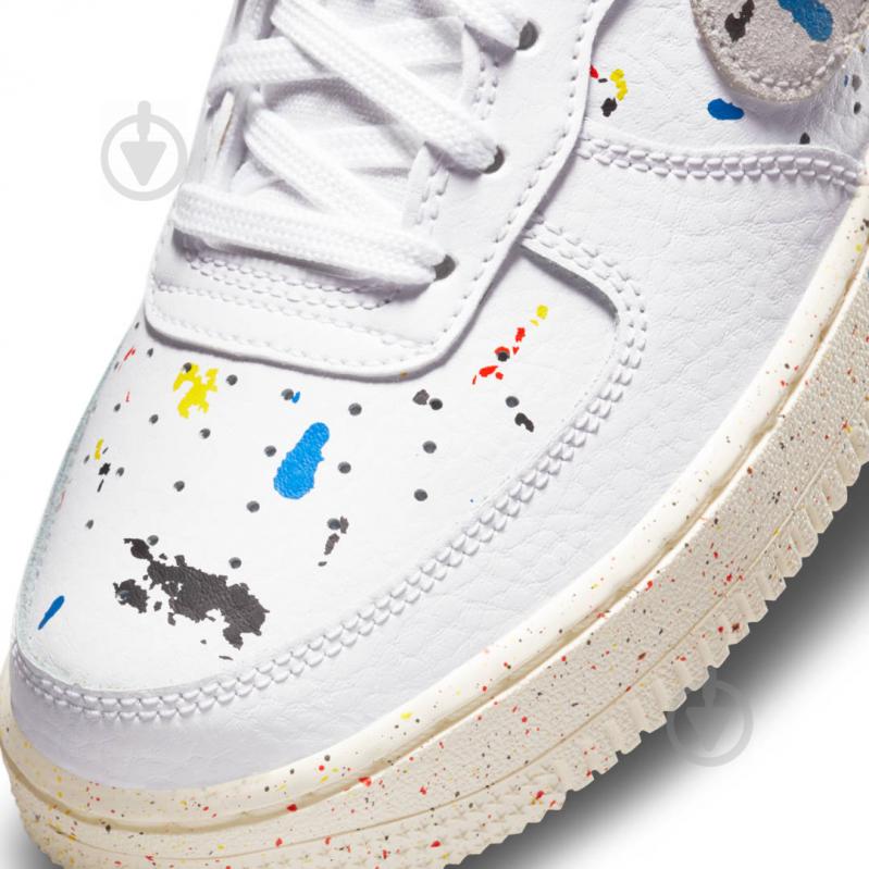 Кроссовки демисезонные Nike AIR FORCE 1 DJ2598-100 р.38,5 белые - фото 9