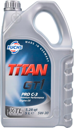 Моторное масло Fuchs TITAN GT1 PRO C3 5W-30 5 л (TITAN GT1 PRO C3 5W30 5L) - фото 1