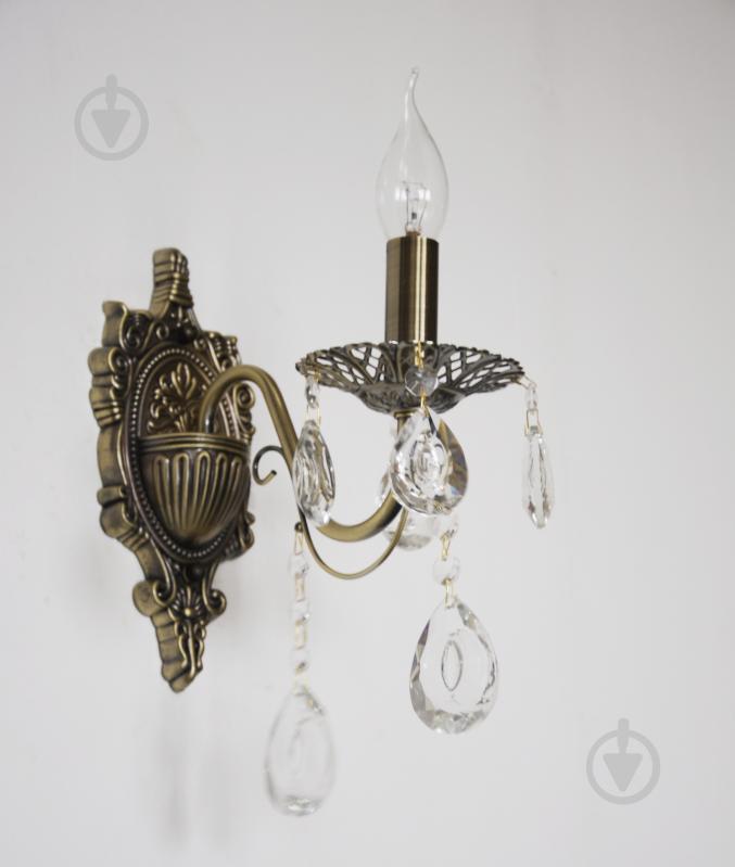 Бра Victoria Lighting 1x40 Вт E14 бронза Candela - фото 1 Бра Victoria Lighting 1x40 Вт E14 бронза Candela - фото 1