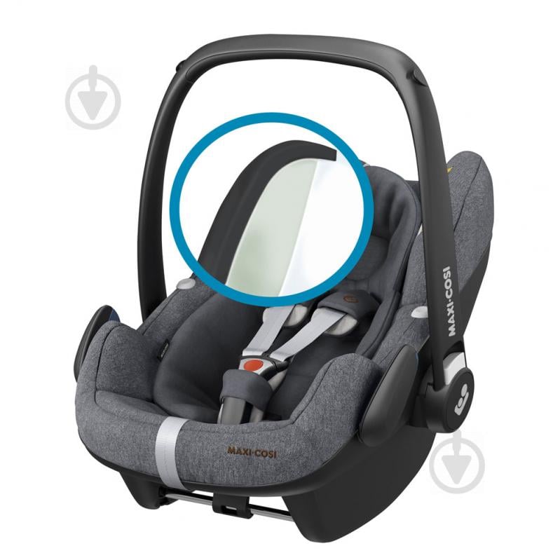 Автокресло Maxi-Cosi Pebble Pro Luxe (Twillic Grey) темно-серый 8799370300 - фото 6